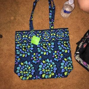 Vera Bradley indigo Pop tote